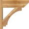 Ekena Millwork Imperial Slat Rough Sawn Outlooker, Western Red Cedar, 8"W x 24"D x 24"H OUT08X24X24IMP06RWR - alternate 3